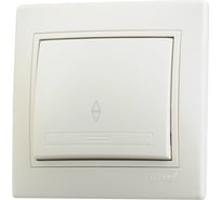 Выключатель проходной одноклавишный СП Lezard Мира 701-0303-105