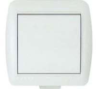 Одноклавишный выключатель Lezard ОП Ната белый 710-0200-100