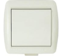 Одноклавишный выключатель Lezard ОП Ната кремовый 710-0300-100