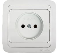 Розетка без заземления, белая Makel Mimoza 12022