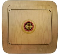 Телевизионная розетка, дуб Makel Mimoza N 24207