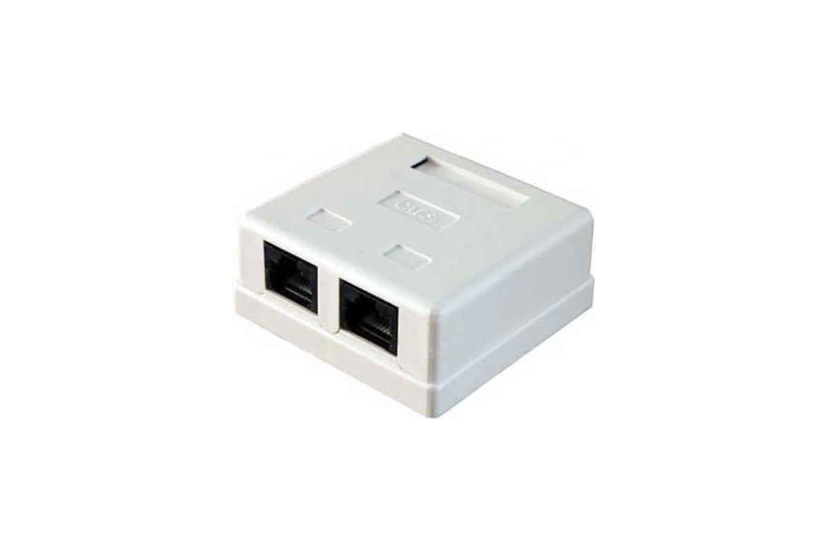 Компьютерная розетка, белая Rexant RJ45 5Е 03-0151 - выгодная цена ...