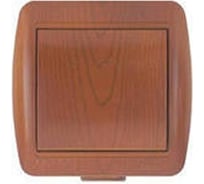 Одноклавишный выключатель ОП, сосна Lezard Ната 710-0800-100