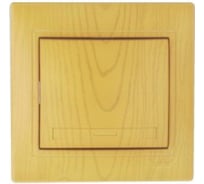 Одноклавишный выключатель, СП, ольха Lezard Мира 701-0701-103