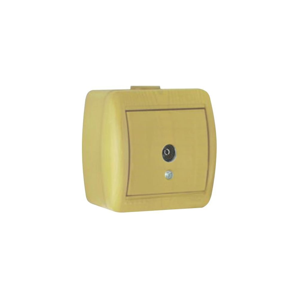 Телевизионная розетка, ОП, ольха Lezard Ната 710-0700-130 - выгодная ...