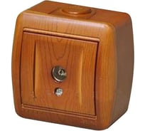 Телевизионная розетка,ОП, сосна Lezard Ната 710-0800-130