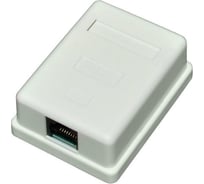 Розетка компьютерная REXANT RJ45 CAT 5Е 03-0121 белая