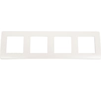Рамка четырехмодульная, белая DKC  BRAVA 75014W 116204