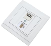 Розетка Metronex Electric Verona для USB + LAN FRZ00050302BEL