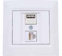 Розетка Metronex Electric Roma для USB + LAN FRZ00050204BEL