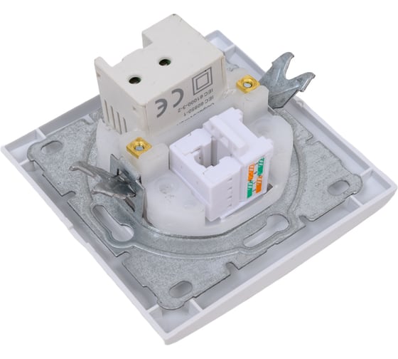 Розетка Vesta-Electric Roma для USB + сетевого кабеля LAN FRZ00050204BEL
