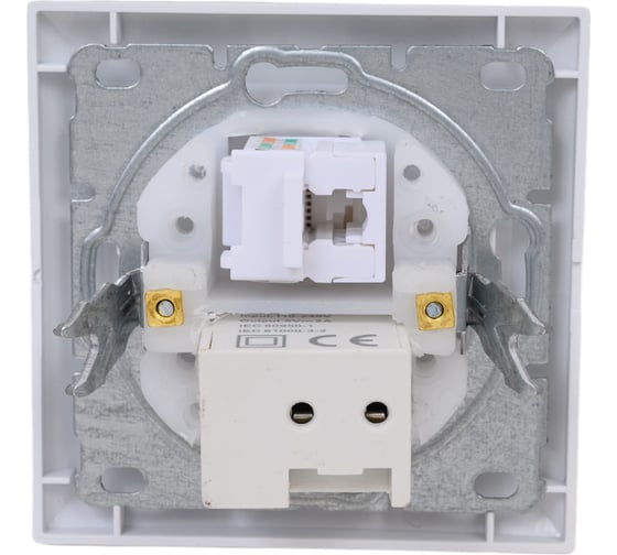 Розетка Vesta-Electric Roma для USB + сетевого кабеля LAN FRZ00050204BEL