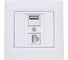 Розетка Metronex Electric Roma для USB + LAN FRZ00050204BEL 1
