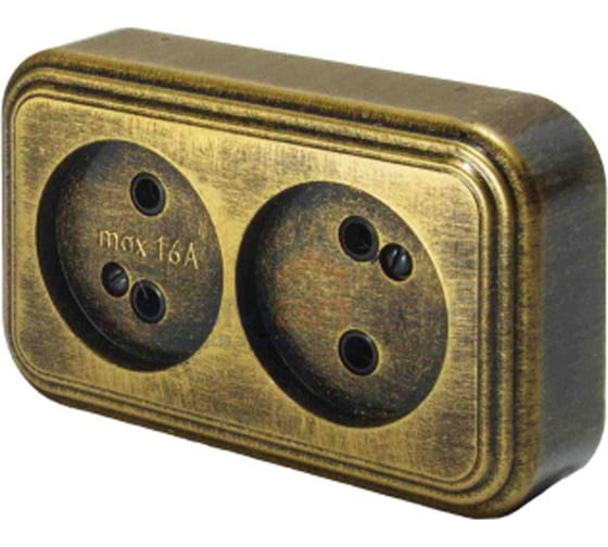 Розетка APEYRON RA16-237-ЧБ