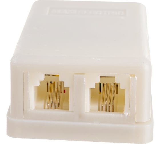 Телефонная розетка TDM 2x6Р-4С SQ1809-0002