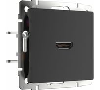 Розетка HDMI WERKEL (черный матовый) a039274