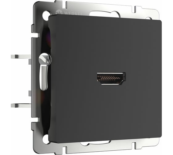 Розетка HDMI WERKEL (черный матовый) a039274 1