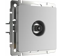 Проходная ТВ-розетка WERKEL (серебряный) a033755