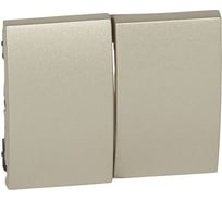 Лицевая панель Legrand Galea Life двойная Titanium 771412
