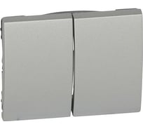 Лицевая панель Legrand Galea Life двойная Aluminium 771312