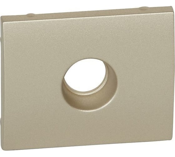 Лицевая панель Legrand Galea Life для простой розетки TV Кат. № 7 759 65/66/77 и 7 756 80 Titanium 771466