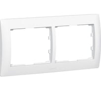 Рамка Legrand Galea Life 2 поста горизонтальный монтаж White 771002