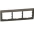 Рамка Legrand Galea Life 3 поста горизонтальный монтаж Dark Bronze 771203 1