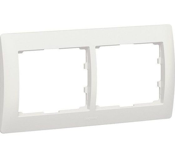 Рамка Legrand Galea Life 2 поста горизонтальный монтаж Pearl 771502