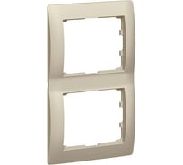 Рамка Legrand Galea Life 2 поста вертикальный монтаж Titanium 771406