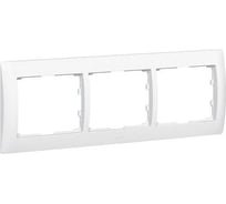 Рамка Legrand Galea Life 3 поста горизонтальный монтаж White 771003