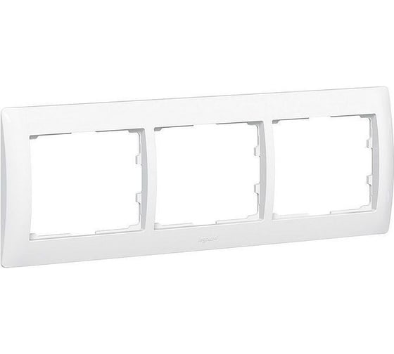 Рамка Legrand Galea Life 3 поста горизонтальный монтаж White 771003