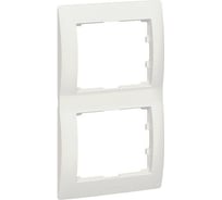 Рамка Legrand Galea Life 2 поста вертикальный монтаж Pearl 771506
