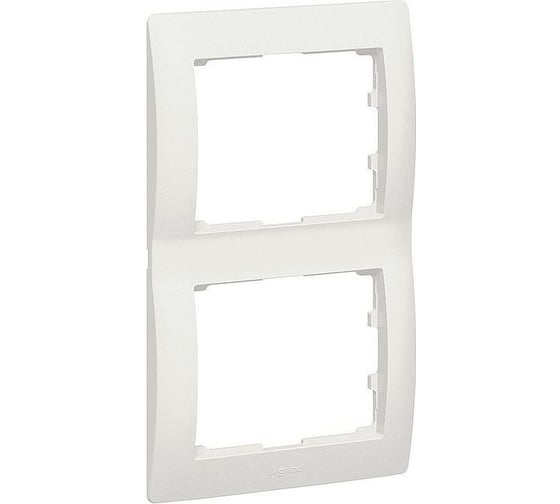Рамка Legrand Galea Life 2 поста вертикальный монтаж Pearl 771506