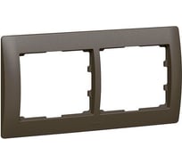 Рамка Legrand Galea Life 2 поста горизонтальный монтаж Dark Bronze 771202