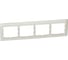 Рамка Legrand Galea Life 4 поста горизонтальный монтаж Pearl 771504 1
