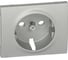 Лицевая панель Legrand Galea Life для розетки 2К+З Aluminium 771320 1
