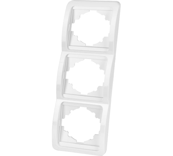 Тройная вертикальная белая рамка TDM ELECTRIC Валдай SQ1804-0020 1