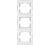 Трехпостовая вертикальная белая рамка TDM ELECTRIC Лама SQ1815-0034