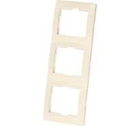 Трехпостовая вертикальная рамка, слоновая кость TDM ELECTRIC Таймыр SQ1814-0127