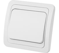 Одноклавишный выключатель TDM ELECTRIC 10А белый Валдай SQ1804-0001