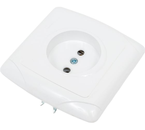 Розетка, белая 2П 10А 250В TDM ELECTRIC Онега SQ1805-0015