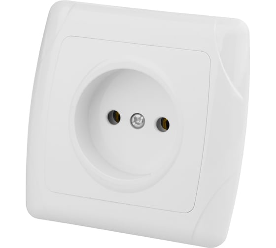 Розетка, белая 2П 10А 250В TDM ELECTRIC Онега SQ1805-0015