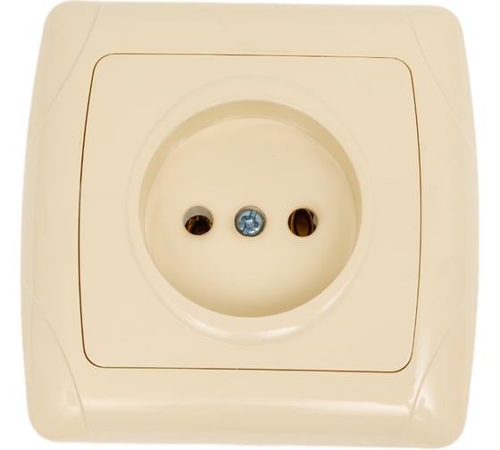 Розетка, слоновая кость 2П 10А 250В TDM ELECTRIC Онега SQ1805-0044 1