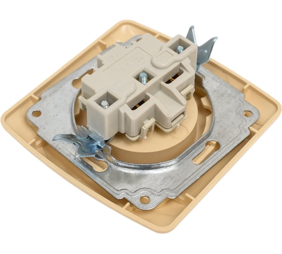 Розетка, слоновая кость 2П 10А 250В TDM ELECTRIC Онега SQ1805-0044
