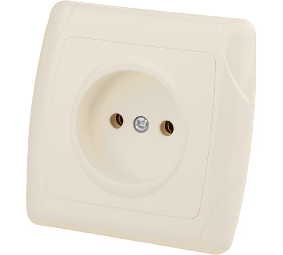 Розетка, слоновая кость 2П 10А 250В TDM ELECTRIC Онега SQ1805-0044