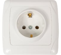 Розетка, белая 2П+З 16А 250В TDM ELECTRIC Онега SQ1805-0016