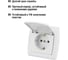 Розетка с крышкой белая с заземлением 16А 250В IP44 серия "Онега" TDM ELECTRIC SQ1805-0019 4