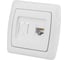 Розетка компьютерная RJ45 белая серия "Онега" TDM ELECTRIC SQ1805-0022 1