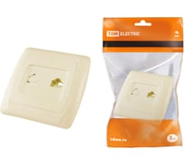 Розетка компьютерная RJ45 слоновая кость "Онега" TDM ELECTRIC SQ1805-0051