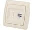 Розетка компьютерная RJ45 слоновая кость "Онега" TDM ELECTRIC SQ1805-0051 1